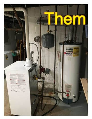 boiler installed wrong